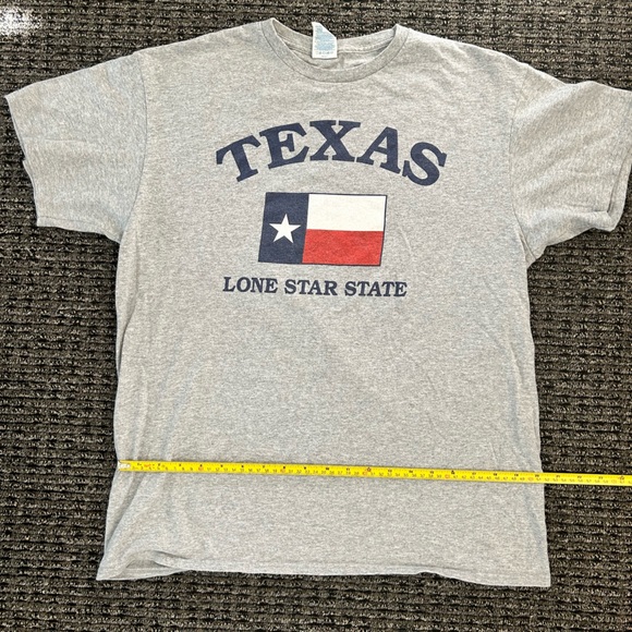 Texas State Map Flag “Lone Star State” Essential T-Shirt Men’s Size L - Picture 7 of 7